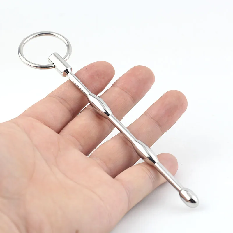 BEEGER Wind Swept Bulbed Penis Plug Surgical Steel Sensual curves enhance the experience during sounding and finished | Красота и