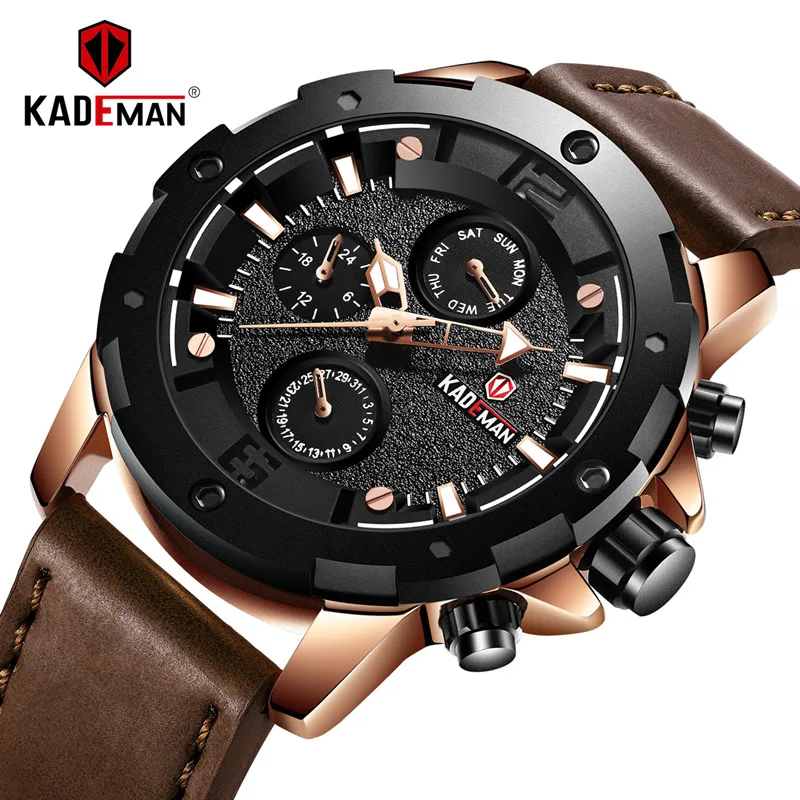 KADEMAN новые спортивные часы мужские военные армейские наручные модные