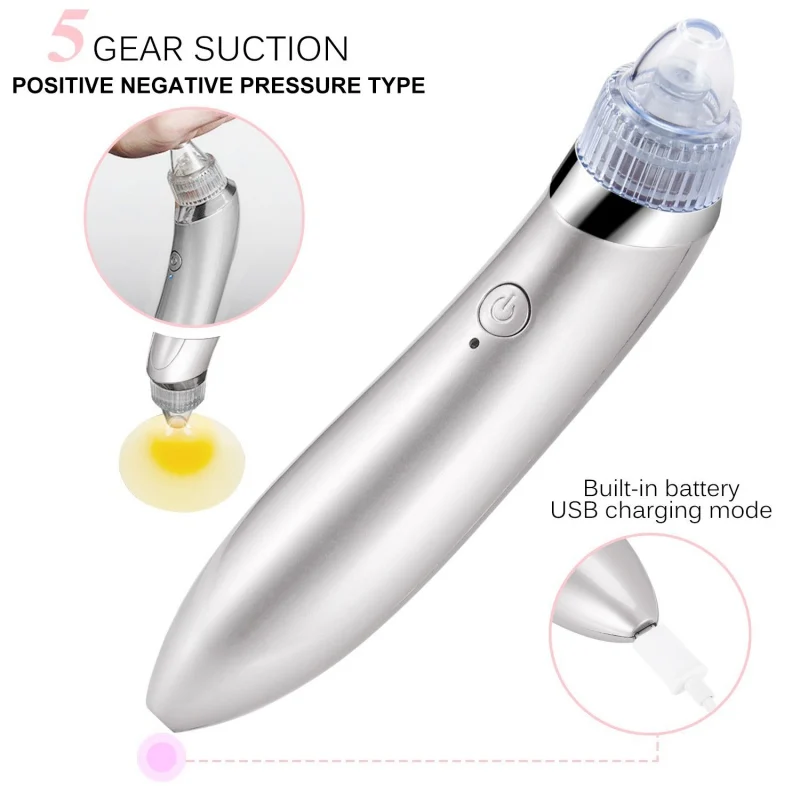 Комедонов Черноголовых вакуумных diamond удаления Wrink Acne пор пилинг Уход за кожей