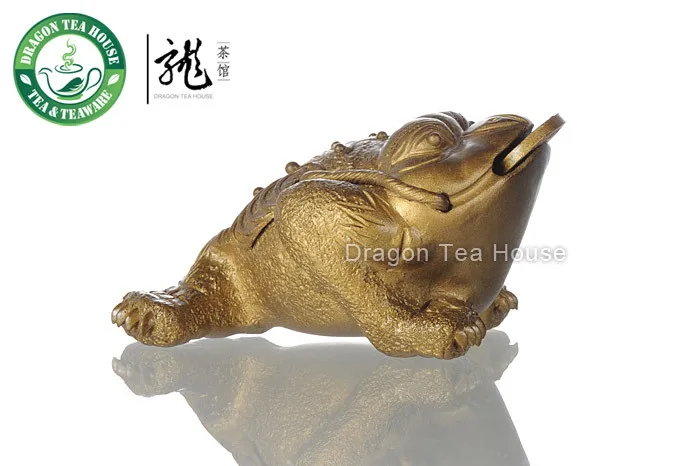 Золотая жаба на удачу с изменением цвета * настольное украшение Zisha |