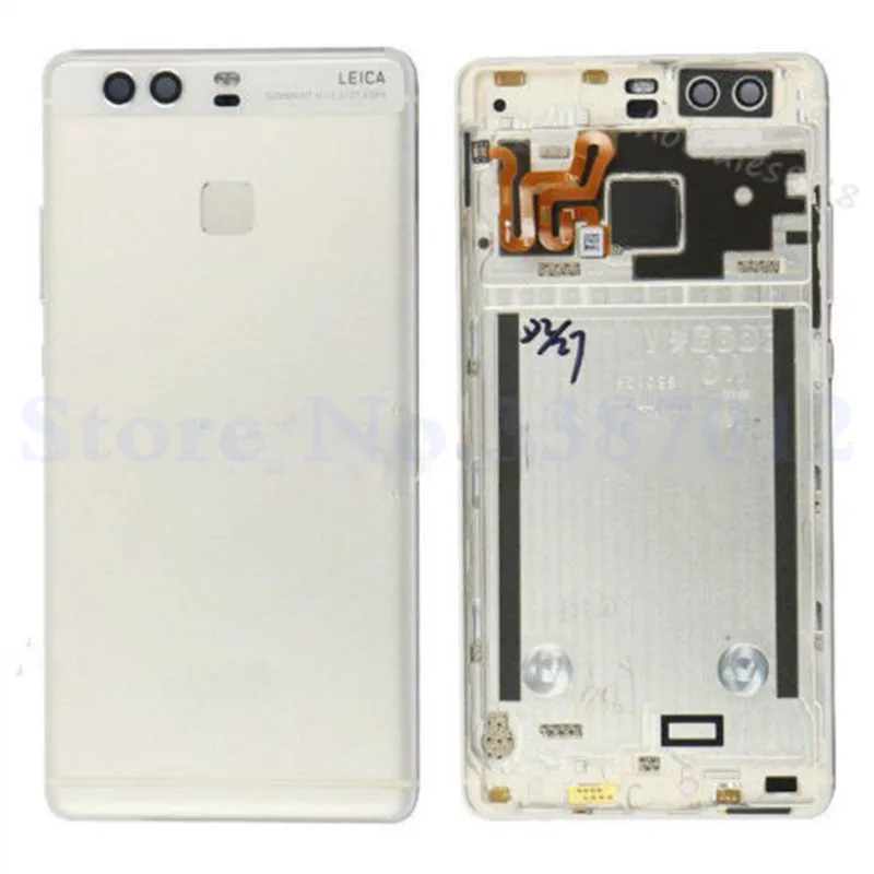 Задняя крышка для Huawei P9 аккумулятора корпус задняя дверь с боковыми кнопками +