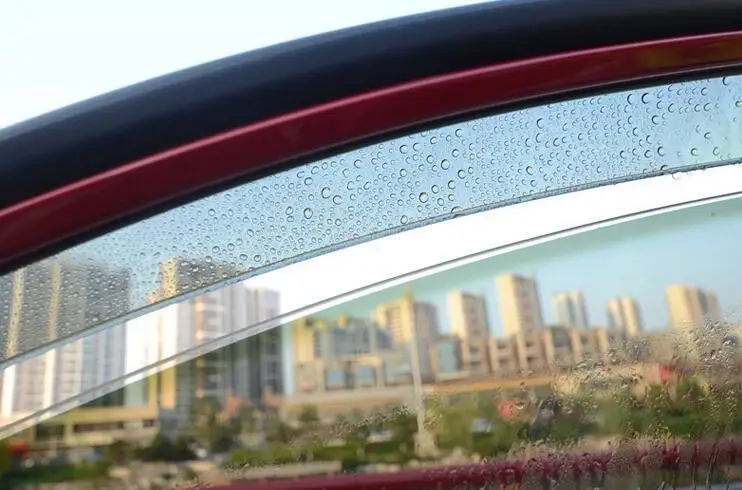 For Subaru Forester SK Decorate Accessories Plastic Exterior Visor Vent Shades Window Sun Rain Guard Deflector 4pcs
