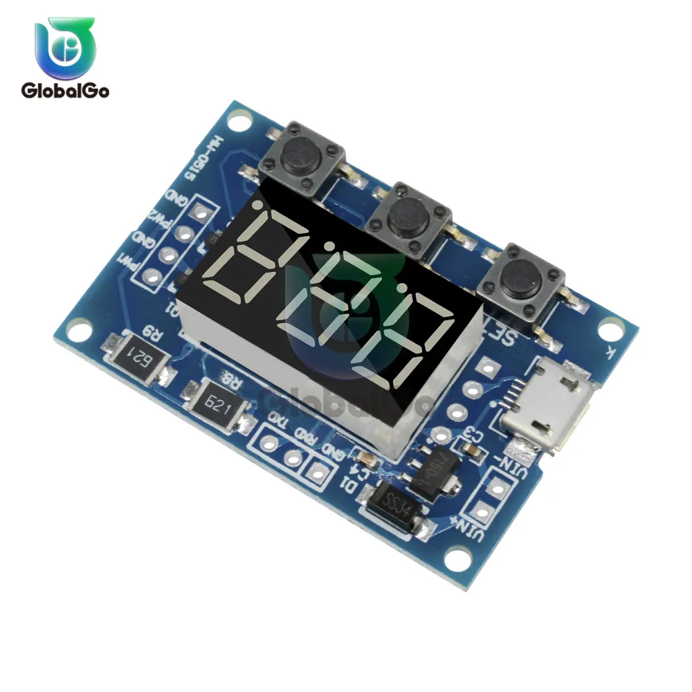 Микро-usb Цифровой Регулируемый PWM импульсный генератор частоты сигнала плата