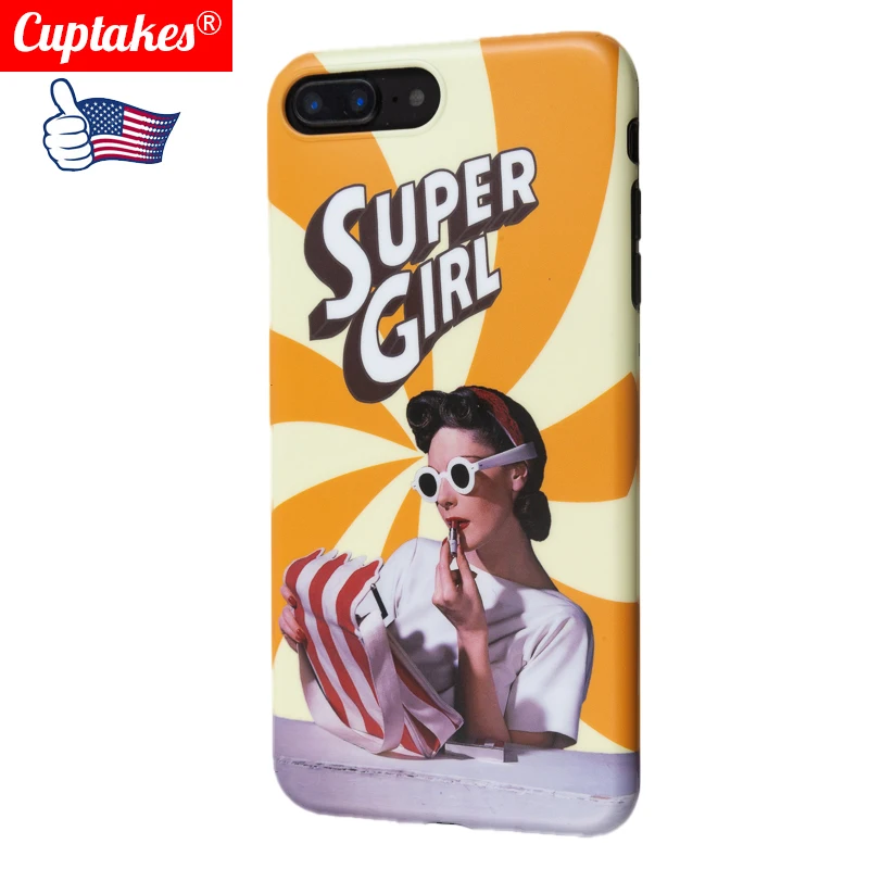 Роскошный Матовый Мягкий силикон imd чехол для Apple iPhone 7 8X10 XS Max XR 6 6S 7Plus милый супер