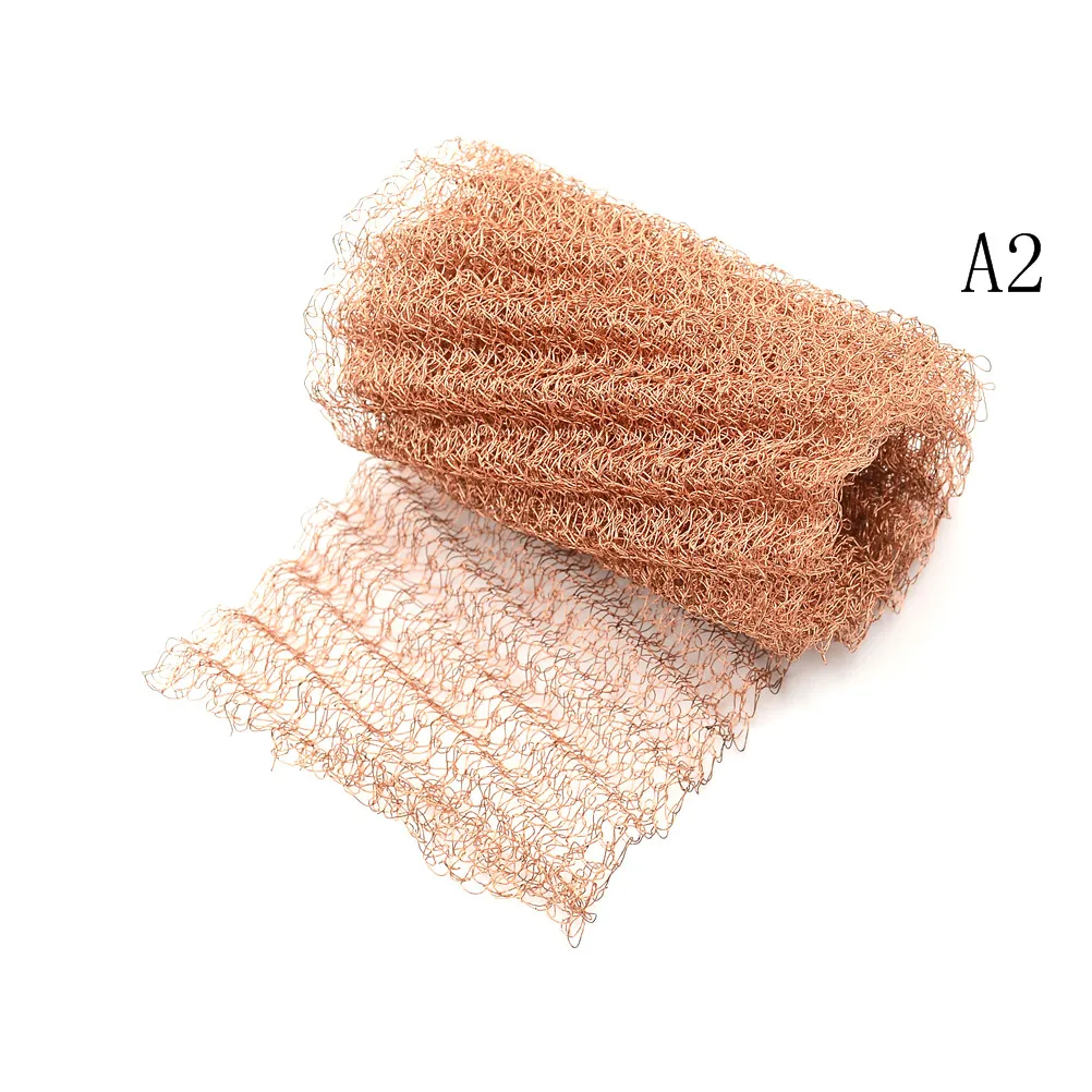 

Copper 100mm Width Corrugated Copper Mesh For Distillation Reflux Moonshine Brewing Pest Control