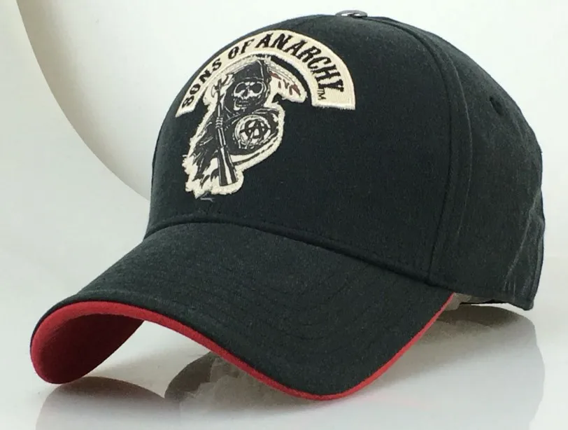 Бейсболка SAMCRO с вышивкой черепа SOA Sons of анархии повседневная Кепка Снэпбэк модная