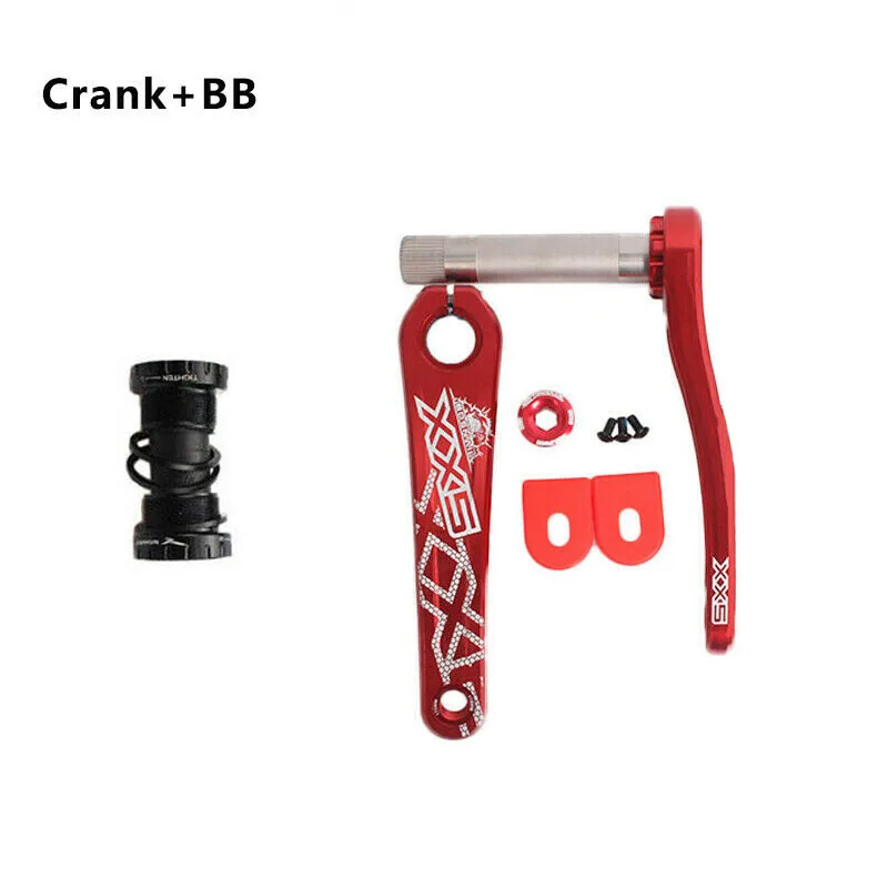 Crank-BB-Red Улитка GXP 30/32/34t MTB дорожный велосипед с ЧПУ Chainset 170 мм рукоятки BB звездочка цепной передачи передняя Звездочка Алюминий сплав диаметра окружности болтов для GXP XX1 X9 модными принтами XO X01 - Цвет: Crank-BB-Red