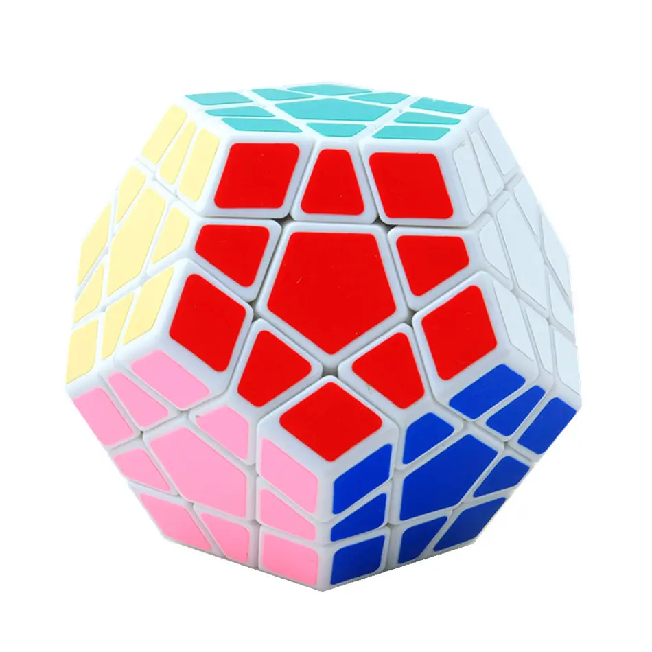 Shengshou 3x3 кубик рубика Megaminx черный белый стикер 3x3x3 Megaminx Скорость Куб профессиональные головоломки игрушки для детей Детские Подарочные игру... от AliExpress WW