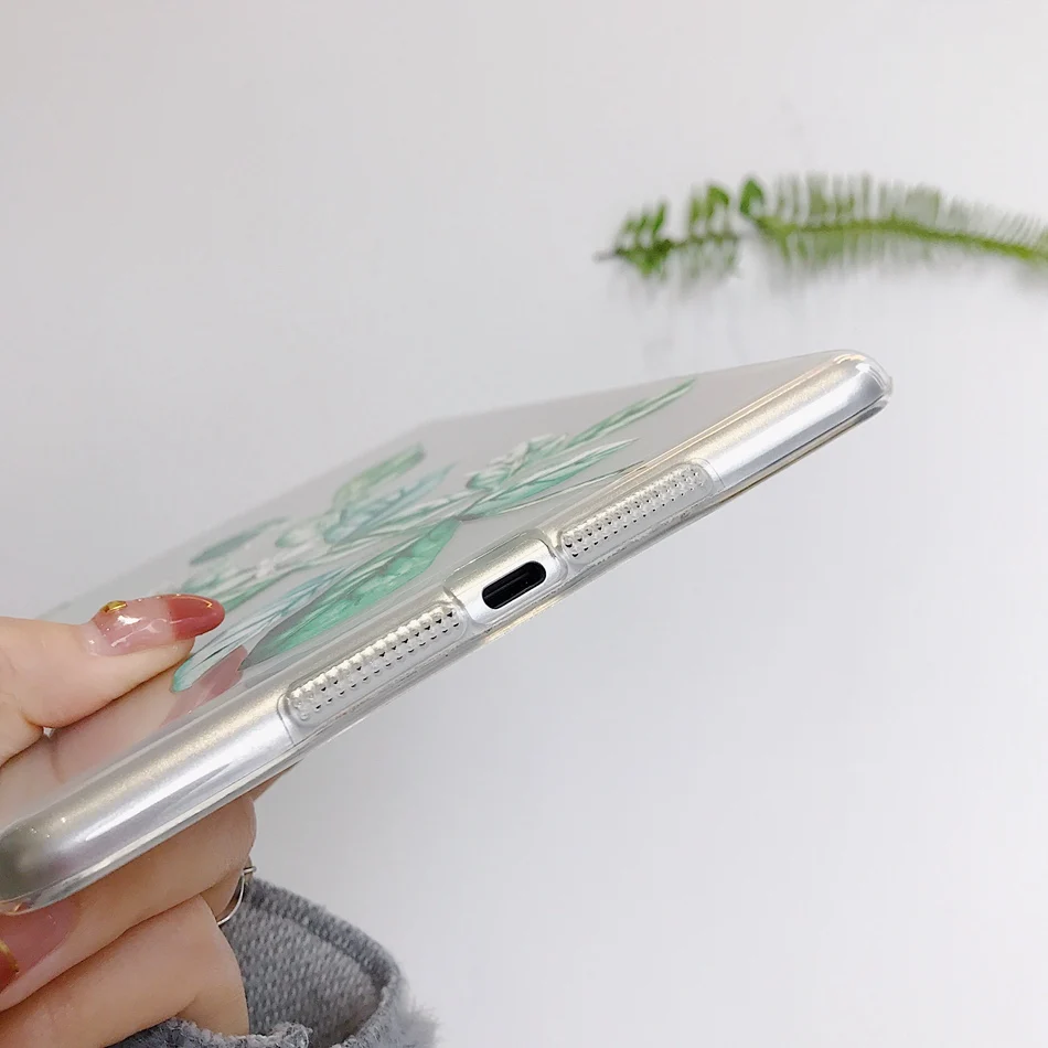 Axbety чехол для iPad Mini 1 2 3 Модный с рисунком листьев кактуса 7 9 дюйма мягкий