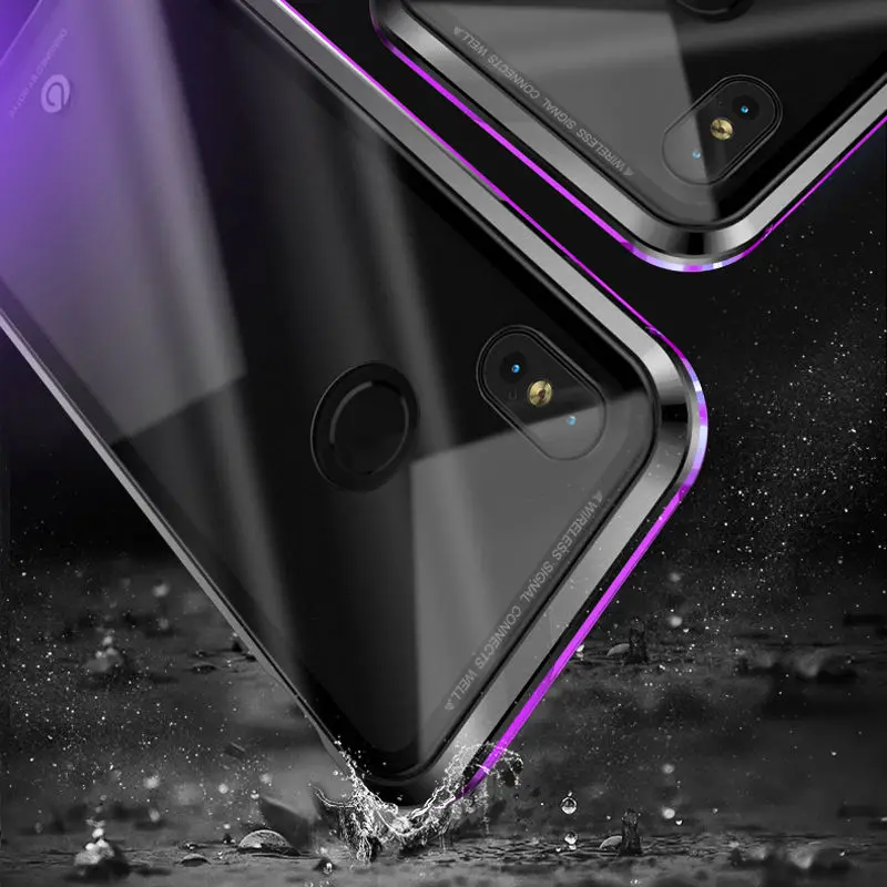 Магнитные Металлические стеклянные Чехлы для Xiaomi Mi 9 SE 9SE Mi9 Mi9SE телефон Встроенный