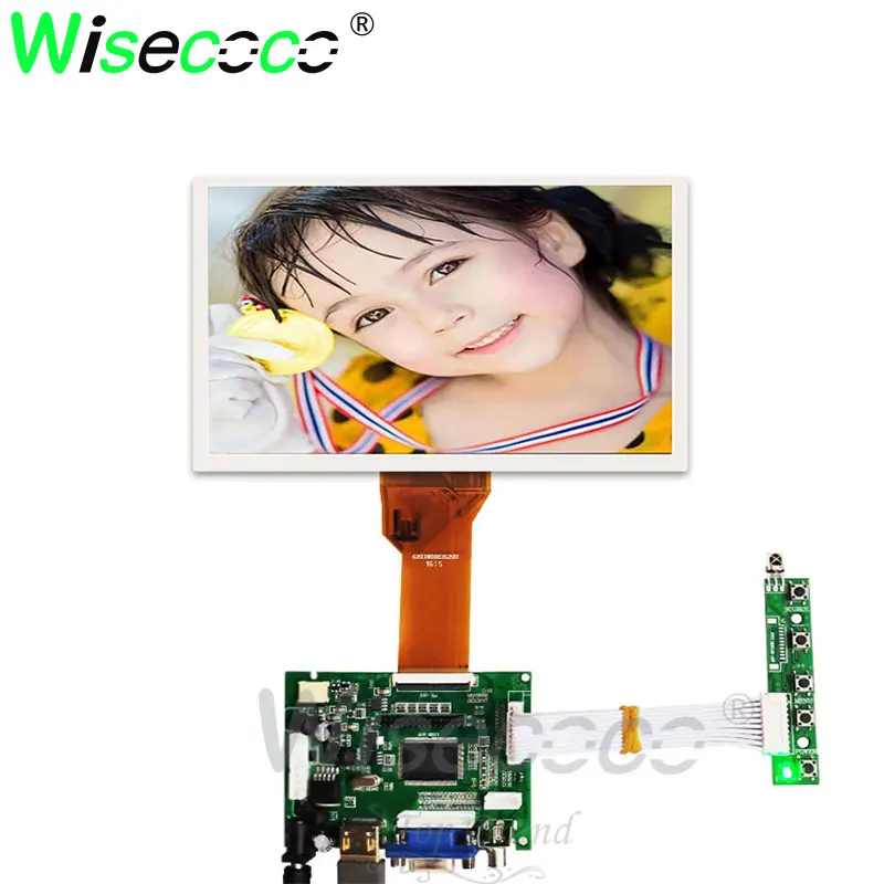 7 дюймовый 800x480 TFT ЖК монитор экран + плата драйвера HDMI VGA 2AV для Raspberry Pi 3 / 2 Модель
