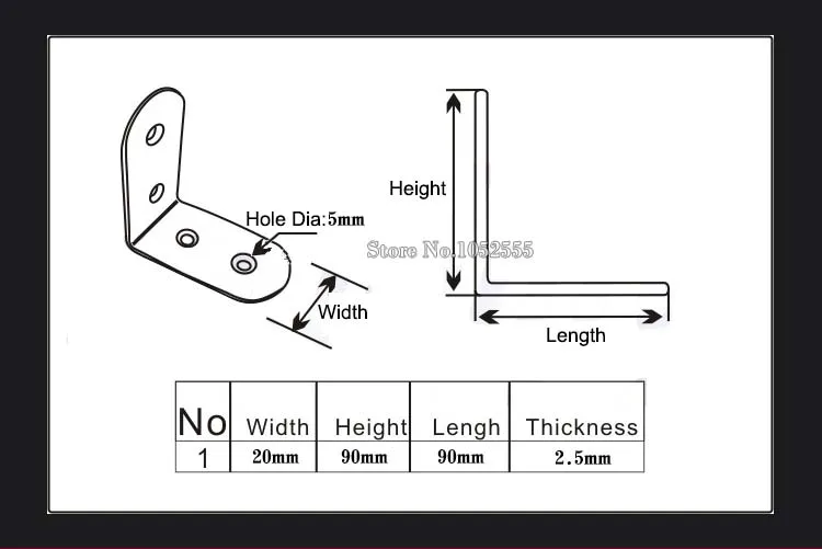 10 шт. детали из нержавеющей стали 90 х90 мм|furniture corner bracket|metal bracketcorner bracket |