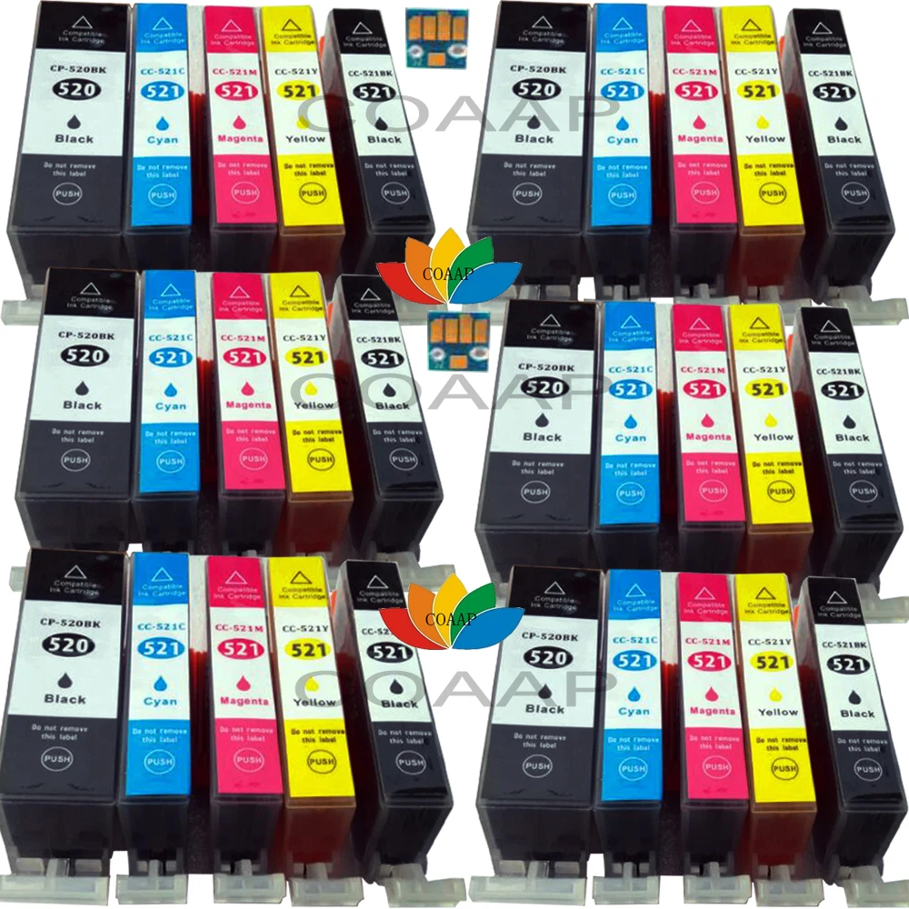 30 для совместимых чернильных картриджей Canon Pixma IP3600 IP4600 IP4700 MP540 MP550 MP560 MP620 MP640 PGI520