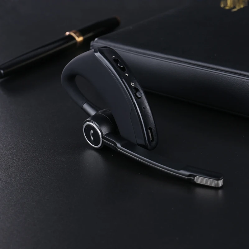 Деловая Bluetooth гарнитура автомобильные наушники с микрофоном и ушным крючком