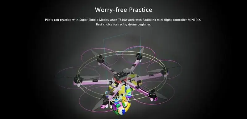 Radiolink TS100 мини M8N gps модуль UBX-M8030 для Radiolink Mini PIX F4 Полетный контроллер RC Квадрокоптер многовинтовой запасные части