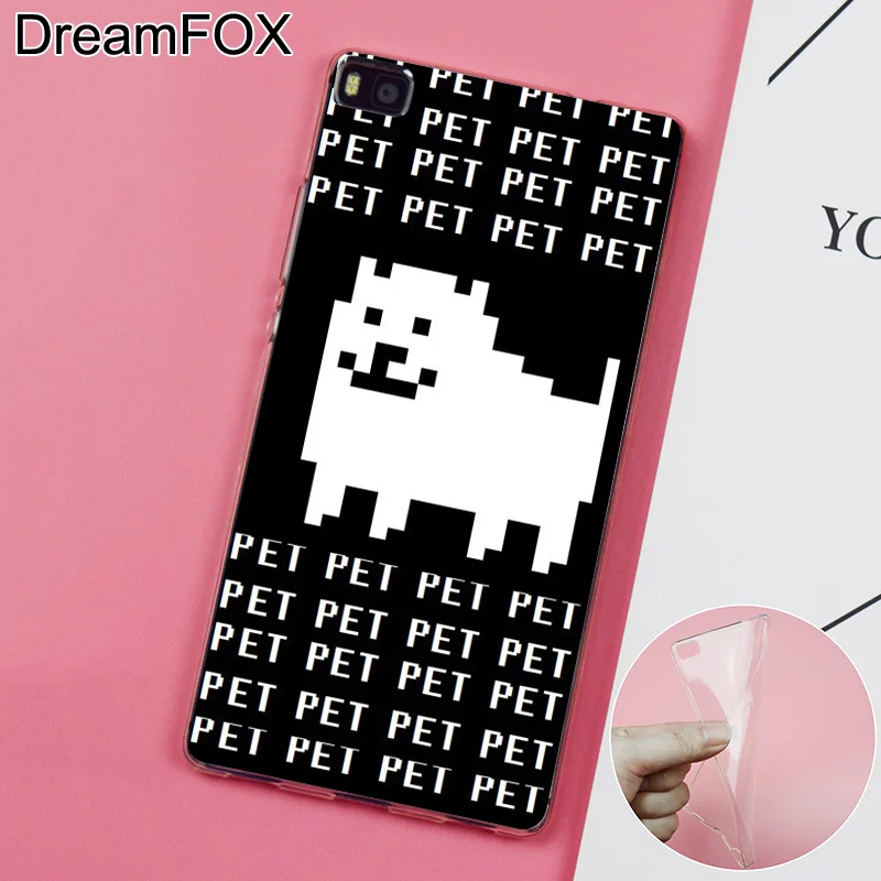 Dreamfox k252 Undertale раздражает собака мягкая TPU силиконовый чехол для Huawei P8 p9 P10 lite плюс
