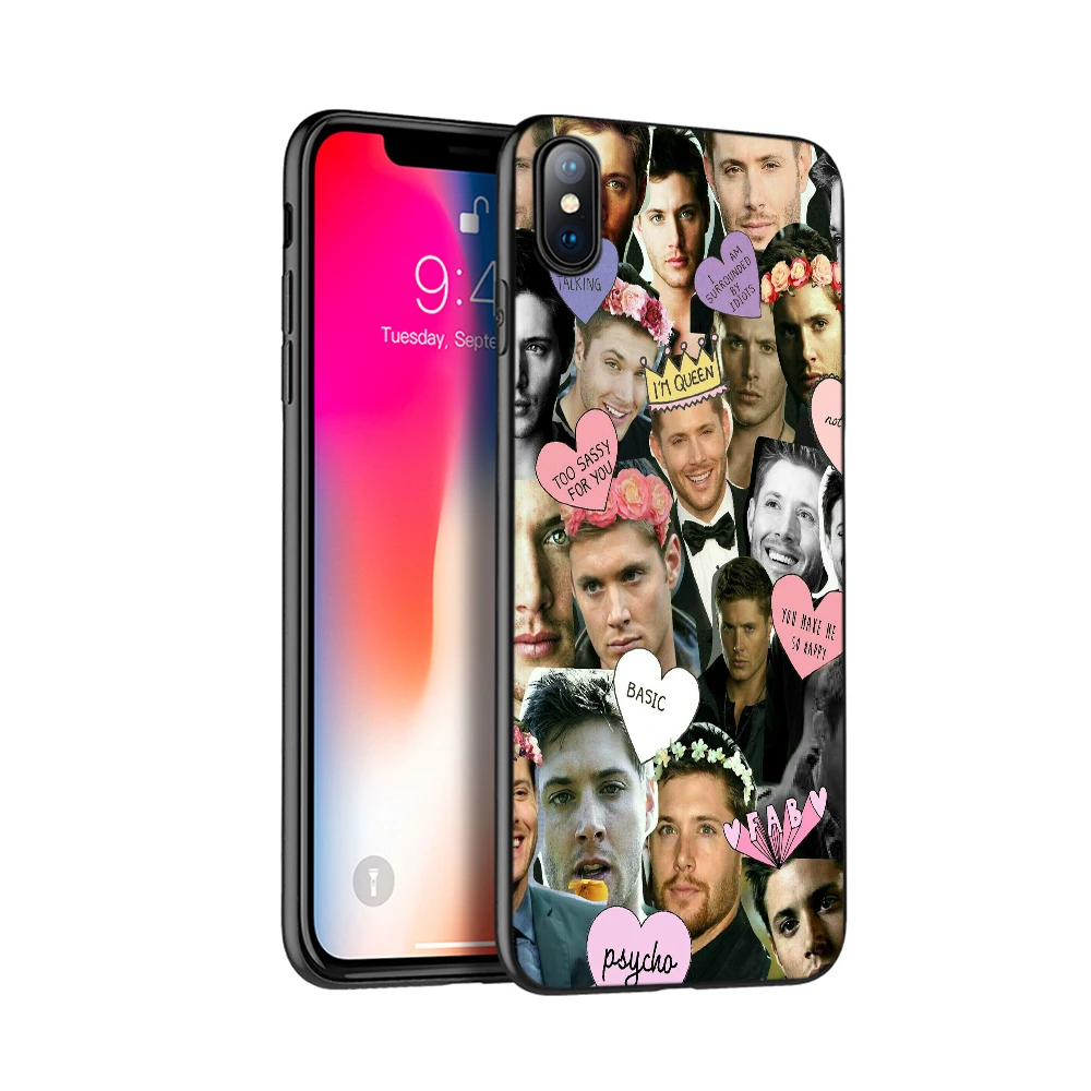 15966 Черный чехол ТПУ для iphone 5 5s se 6 6s 7 8 plus x 10 чехол силиконовый чехол для iphone XR XS 11 pro MAX Сверхъестественное Jared Padalecki - Цвет: 15966