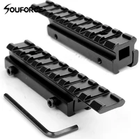 tactical rail 11mm to 20mm dovetail to weaver rail mount base adapter scope mount converter for riflescopes hunting