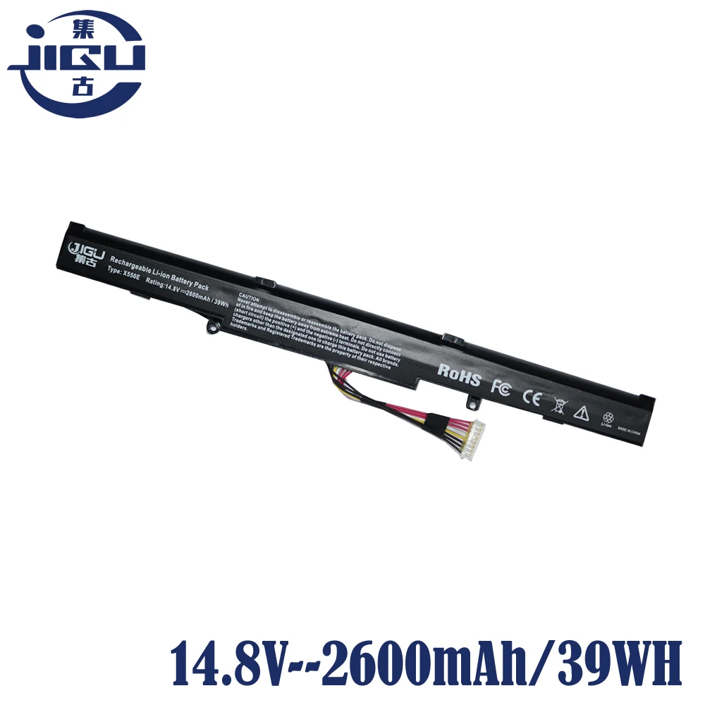 JIGU Новый сайту LaptopBattery A41-X550E A450V для ASUS X450 X550DP X450E X450J F450C X751L K751L X751MD A450E F450E K550E 4