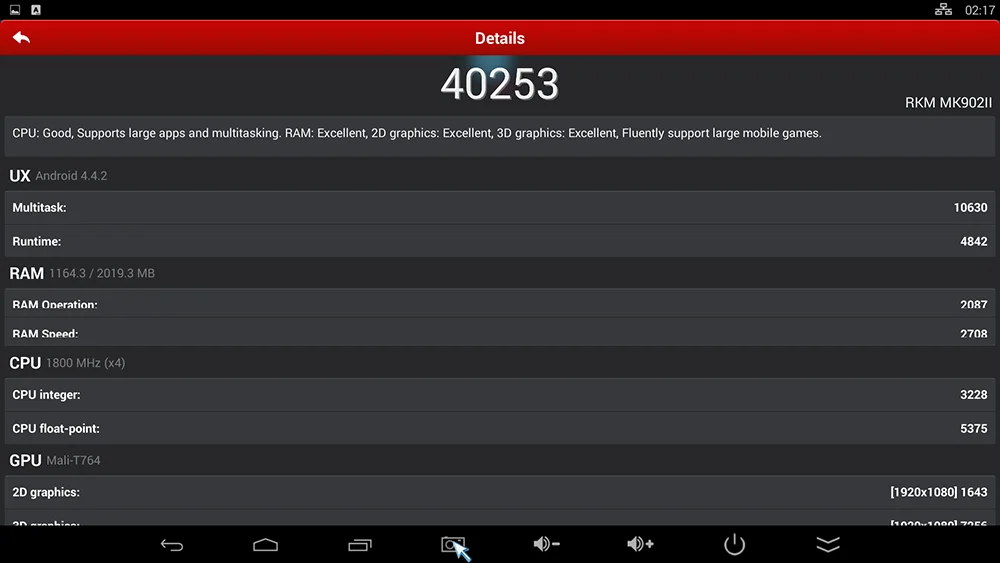 RKM MK902II ТВ приставка Rockchip RK3288 четырехъядерный Android ТВ приставка 2 Гб ОЗУ 16 Гб 4 к H.265 2,4 г/5 г Wifi Bluetooth 4,0 ТВ приставка