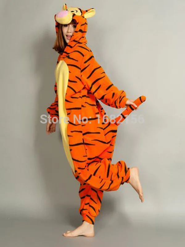 Kigurumi новый стиль Тигр телефон унисекс животное Милая Пижама для косплея костюмы