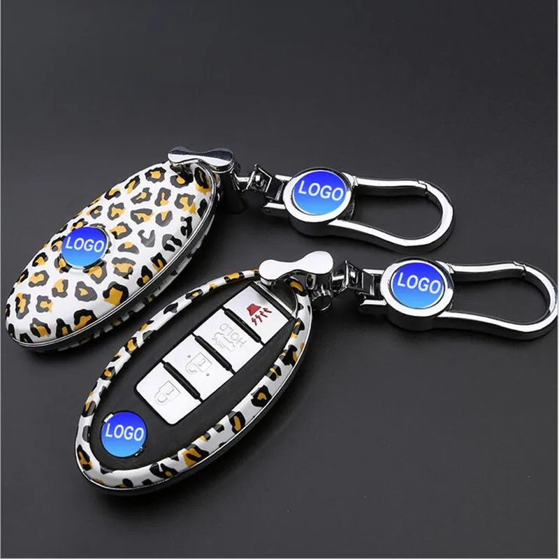 2017 креативный сексуальный леопардовый дизайн чехол для ключа автомобиля Nissan Qashqai
