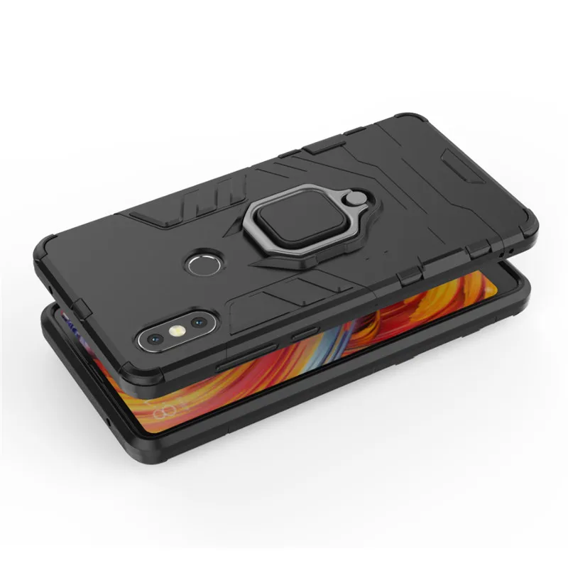 Для Xiaomi mi Mix 2s mi x2s чехол, противоударный Гибридный чехол-подставка с кольцом на палец, чехол для Xiaomi mi Mix 2 S