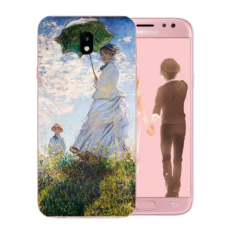 Для Galaxy J7 2017 чехол мягкий TPU Ван Гог шаблон Fundas для EU J730 730 J730F/DS J730FM/DS SM-J730FM сумка |