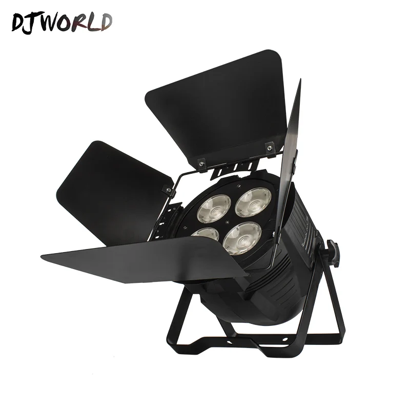 Djworld 4x50 Вт Par Led COB теплый белый холодный Светодиодный прожектор DJ свет 4/8 Канал DMX