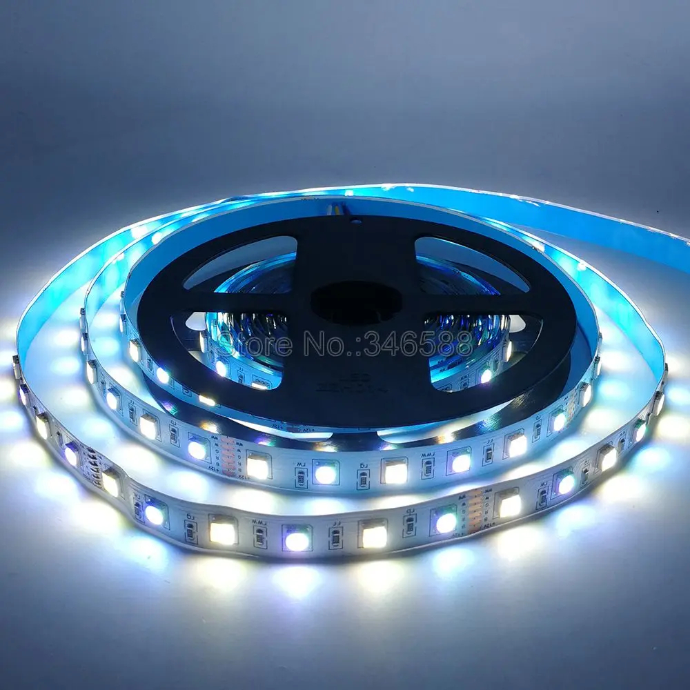Светодиодная лента RGB + CCT 5 м CW WW 2 в 1 СВЕТОДИОДНАЯ SMD 5050 светодиодная полоса