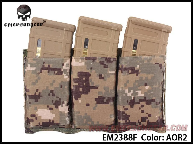 EMERSON тройной M4 чехол быстро журнал MOLLE страйкбол wargame шестерни painball оборудование MAG EM2388 BK Coyote коричневый SG MC