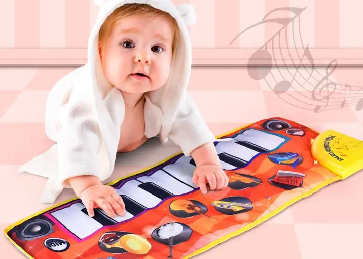Ручной игрушечный ксилофон детский портативный складной многофункциональный
