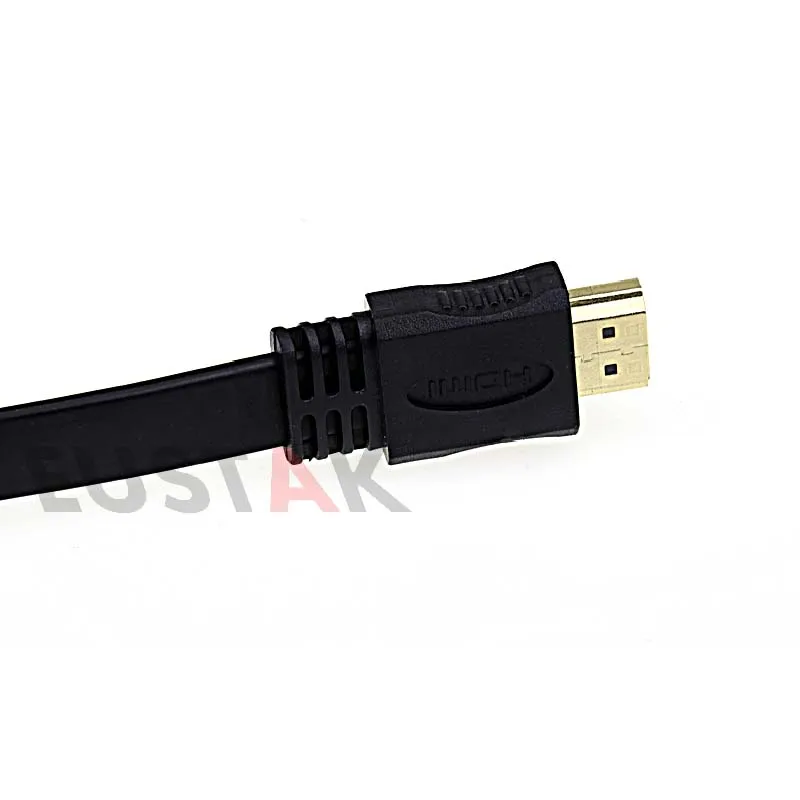 3FT 0 3 M 5 1 3M 5M 10M позолоченный штекер Мужской HDMI кабель 4 Версия плоская линия