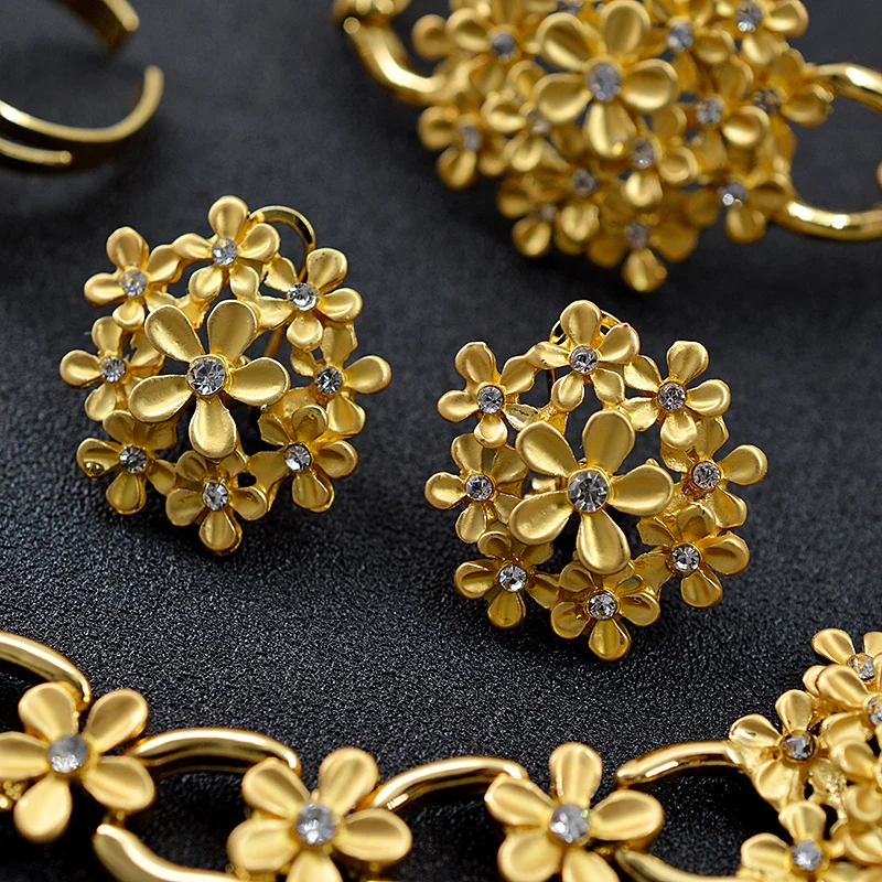 Sunny Jewelry романтическое ювелирное изделие с кубическим цирконием круглый цветок