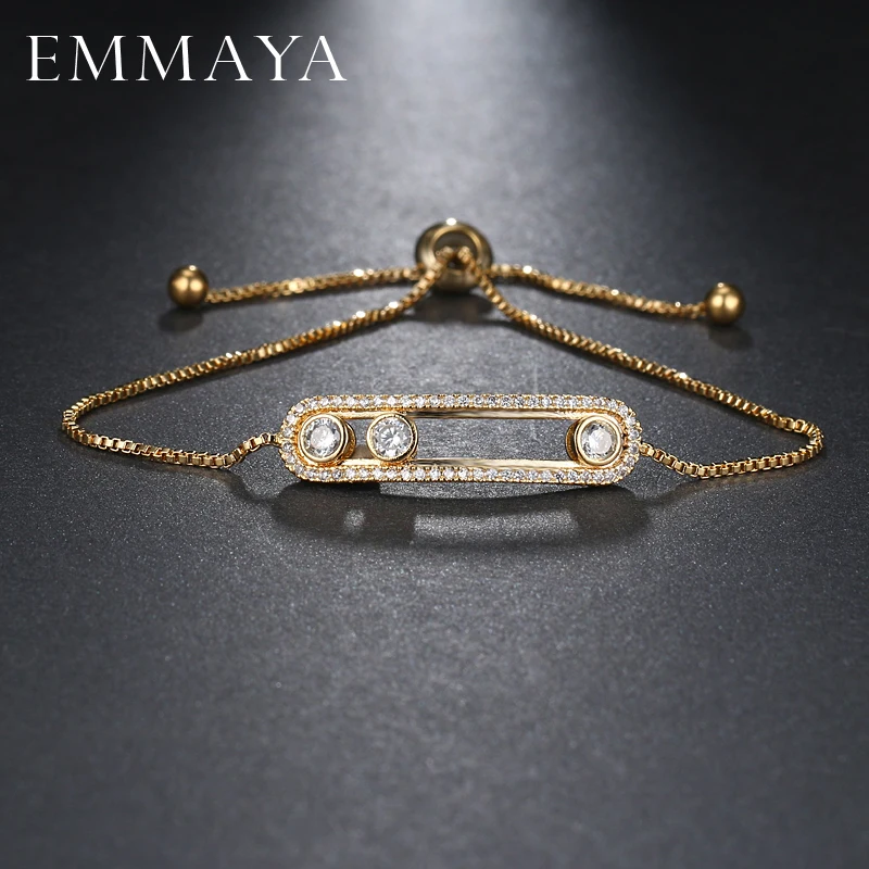 EMMAYA CZ Ювелирные изделия скрепбежная форма AAA кубический цирконий Свадебные