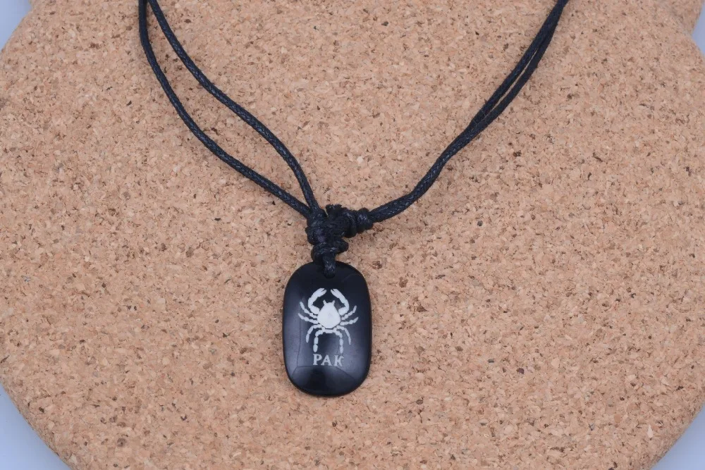 Ожерелье Амулет Skyrim ожерелье из искусственной кожи ручной работы | Украшения и