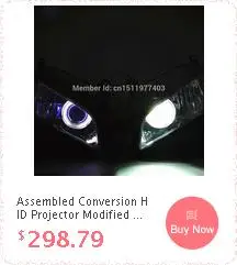 Модифицированный на заказ 2," проектор HID собранная конверсионная фара Янтарный ангел глаза красный демон глаза подходит для Honda CBR600RR 03-06