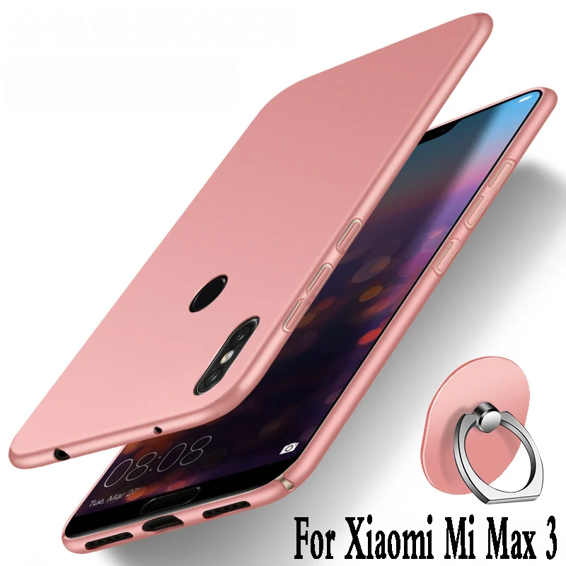 Чехол для Xiaomi Mi Max 3 из жесткого пластика роскошные чехлы Защитные мобильных