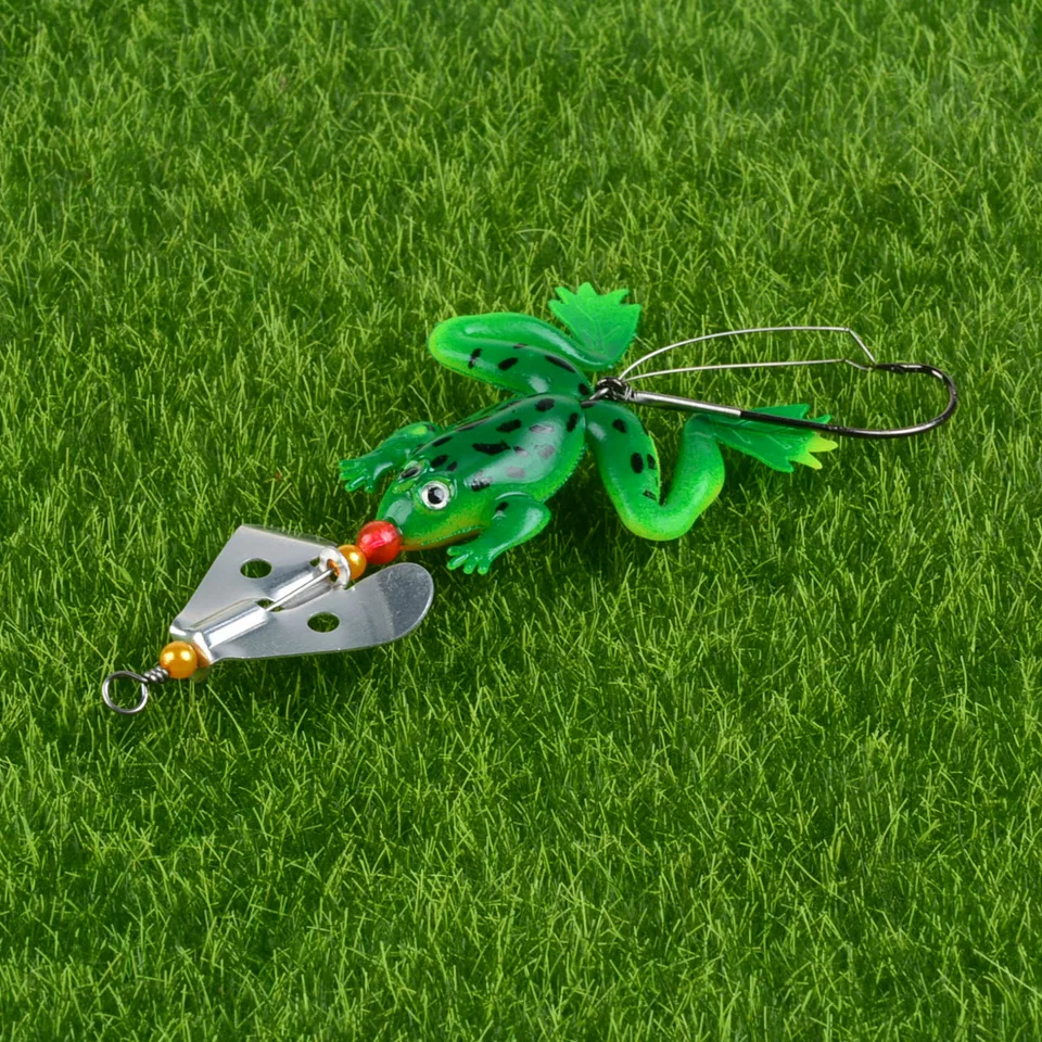 1pcs Hard Soft Frong Fishing Lure 9cm 5.9g Topwater Crankbait Wobblers Isca Artificial Bait For Bass Carp Pikes Lures | Спорт и