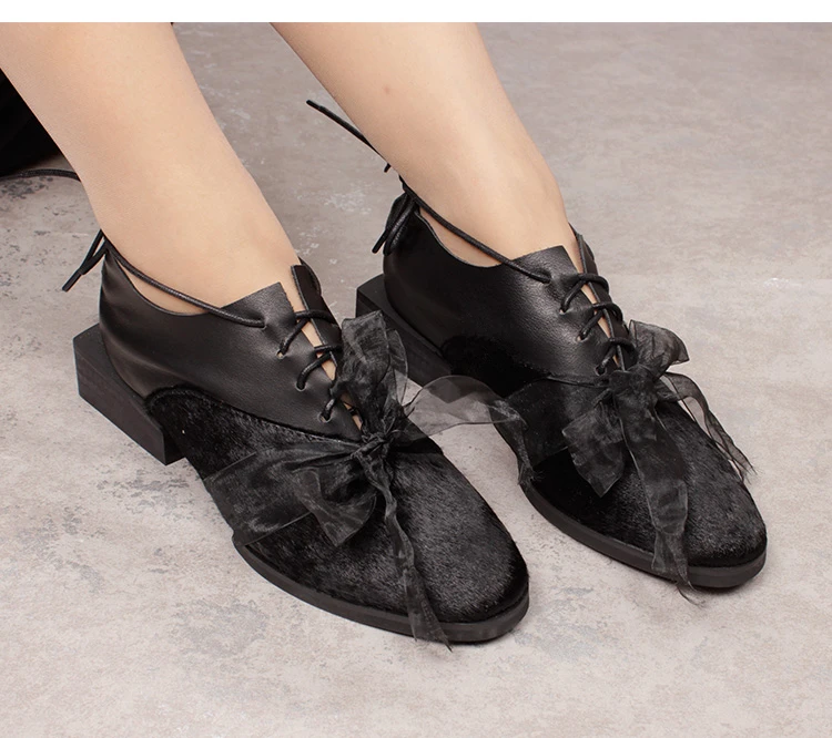 Buono Scarpe/женская повседневная обувь из натуральной кожи; леопардовые туфли из конского волоса; женские туфли на танкетке