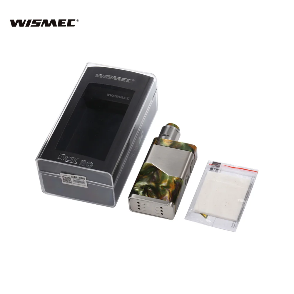 Оригинальный WISMEC LUXOTIC NC комплект гильотина V2 RDA и 250 Вт MOD работает на двойной