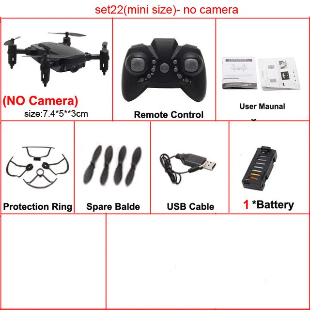 set22(no camera) Lamsam x12 Дрон FPV селфи Дрон складной Дрон с камерой HD 0.3MP/2MP камера Wifi RC Квадрокоптер VS X12 E58 - Цвет: set22(no camera)