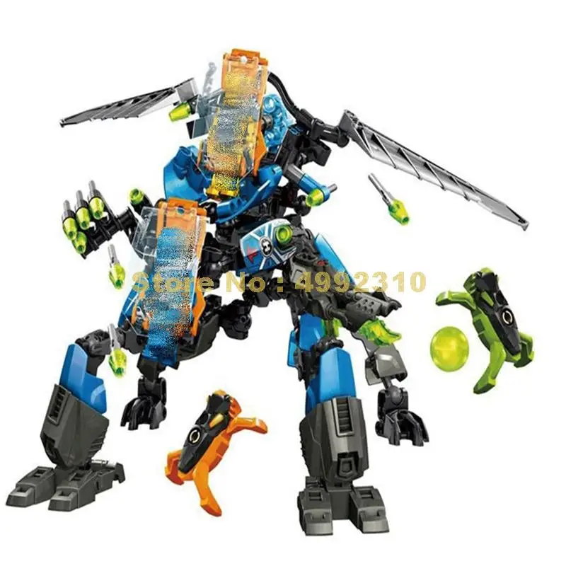 10589 hero factory 6 surge& rocka 2 в 1 Боевая машина строительный блок кирпичи игрушка