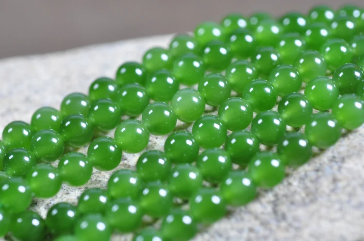 

Natural hetian jade handmade Women Amulet Nephrite Jades Jewelry 108 bead