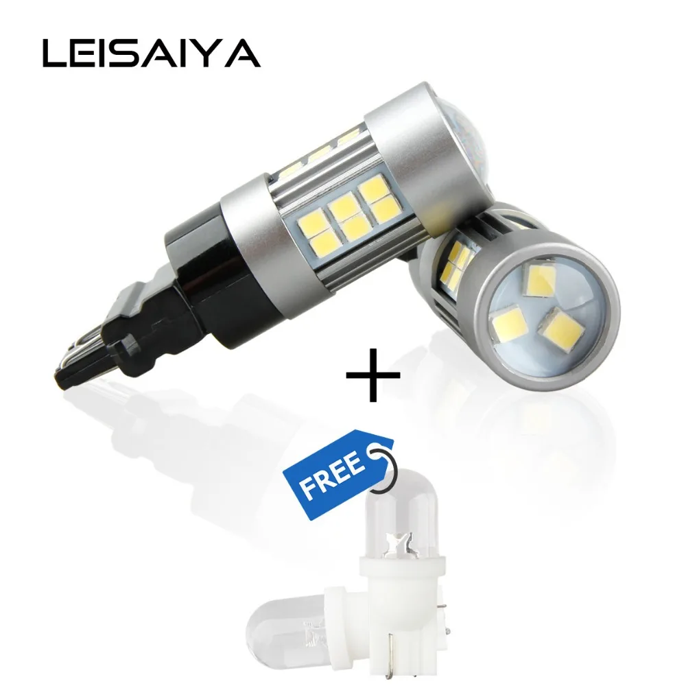 2шт 12В 27SMD светодиодный чип T25 P27W светильник P27/7W DRL указатель поворота 3156 3157 фонарь
