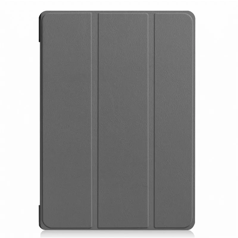 gray-ka si te Чехол для lenovo Tab E10 X104 из искусственной кожи, Ретро Бизнес принт, тонкий защитный чехол-подставка для планшета Tab E 10X104 - Цвет: gray-ka si te