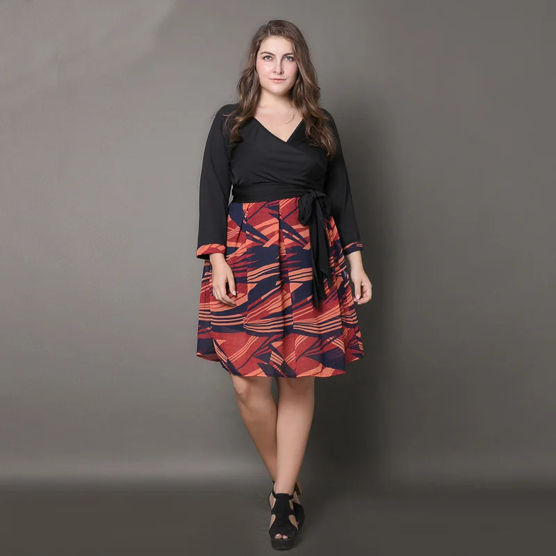 Новые Большие Размеры L ~ 4XL 5XL 6XL Yillen 2018 весна осень Империя Повседневное Стиль