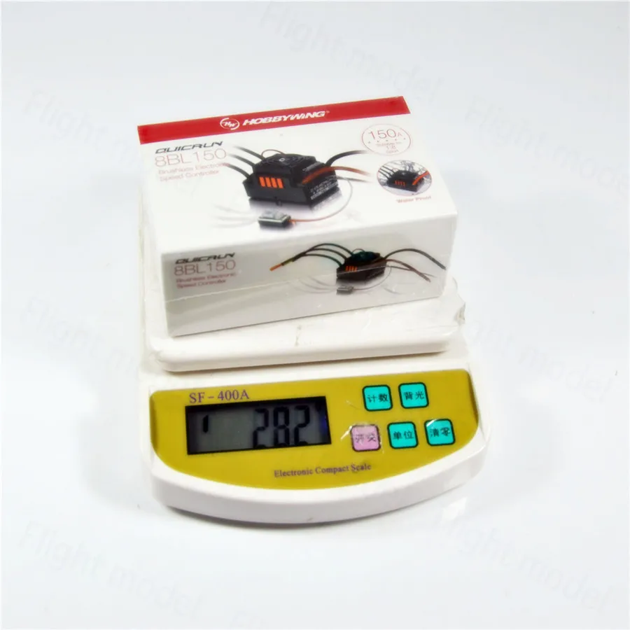 Hobbywing QuicRun-WP-8BL150 150A водонепроницаемый бесщеточный ESC контроллер скорости для 1/8 RC