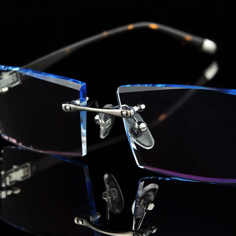 Ультралегкие мужские оправы для очков без очки близорукости градиентные со