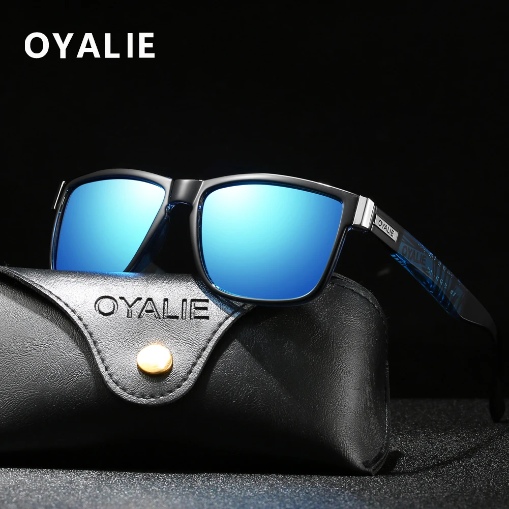 Брендовые дизайнерские поляризационные солнцезащитные очки OYALIE мужские